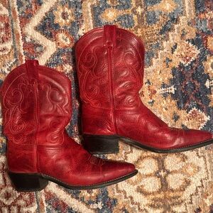Red Western Cowboy Boots